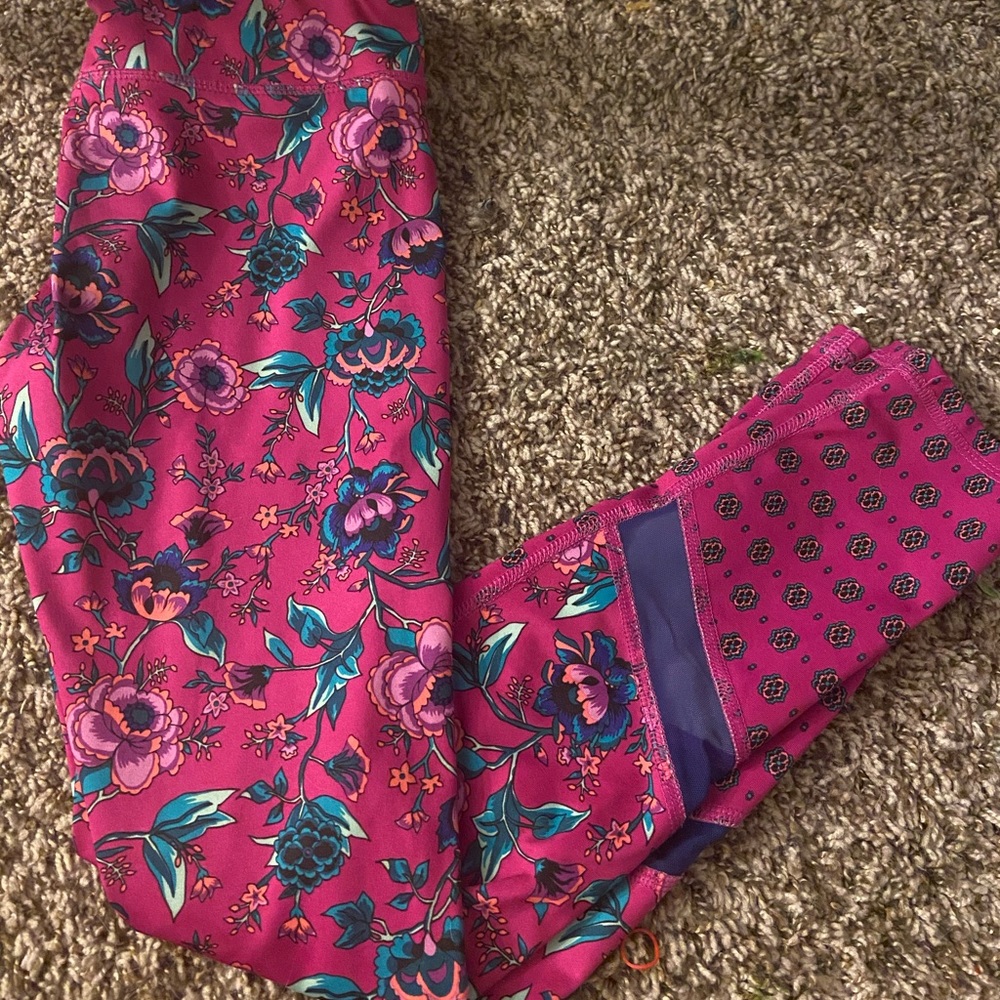 Youth Magenta Old Navy leggings